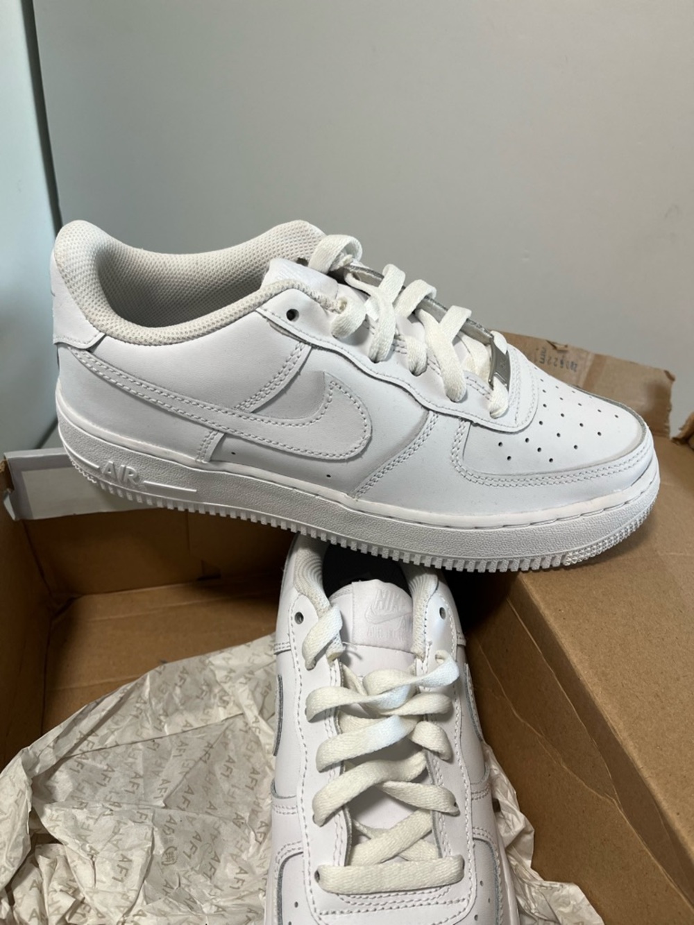 Nike Air Force 1 White Youth 6.5